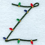 Christmas Lights Letter Z - 3 inch