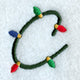 Christmas Lights Lower Case c - 3 inch