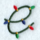 Christmas Lights Lower Case e - 3 inch