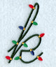 Christmas Lights Lower Case k - 3 inch