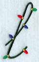Christmas Lights Lower Case l - 3 inch