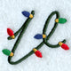 Christmas Lights Lower Case v - 3 inch
