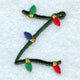Christmas Lights Lower Case z - 3 inch