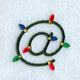 Christmas Lights Symbol @ - 3 inch
