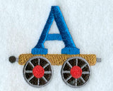 Train Letter A - 2.5 inch