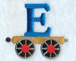 Train Letter E - 2.5 inch