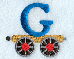 Train Letter G - 2.5 inch