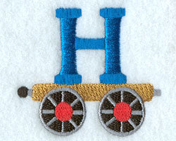 Train Letter H - 2.5 inch