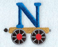 Train Letter N - 2.5 inch