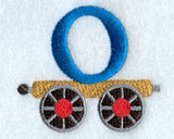 Train Letter O - 2.5 inch