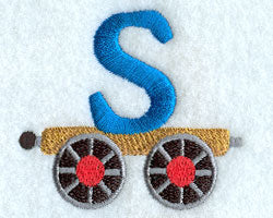 Train Letter S - 2.5 inch