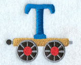 Train Letter T - 2.5 inch