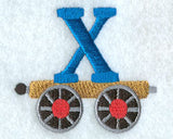 Train Letter X - 2.5 inch