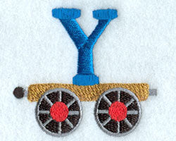 Train Letter Y - 2.5 inch