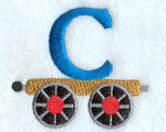 Train Letter C - 2.5 inch