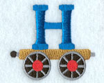 Train Letter H - 2.5 inch