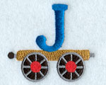 Train Letter J - 2.5 inch