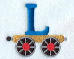 Train Letter L - 2.5 inch