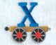 Train Letter X - 2.5 inch