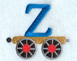 Train Letter Z - 2.5 inch