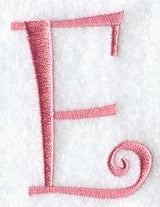 Curlz Capital Letter E - 3 inch
