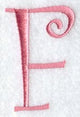 Curlz Capital Letter F - 3 inch