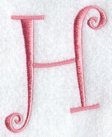 Curlz Capital Letter H - 3 inch