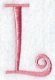 Curlz Capital Letter L - 3 inch