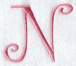 Curlz Capital Letter N - 3 inch