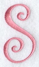 Curlz Capital Letter S - 3 inch
