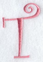 Curlz Capital Letter T - 3 inch