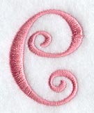 Curlz Lower Case e - 3 inch