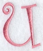 Curlz Lower Case u - 3 inch