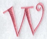 Curlz Lower Case w - 3 inch