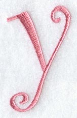 Curlz Lower Case y - 3 inch