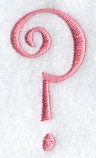 Curlz Punctuation Question Mark - 3 inch
