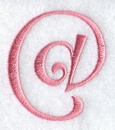 Curlz Punctuation At Symbol - 3 inch