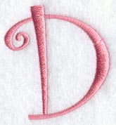 Curlz Capital Letter D - 3 inch