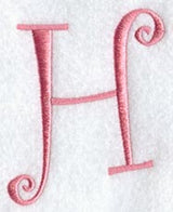 Curlz Capital Letter H - 3 inch