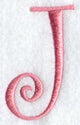 Curlz Capital Letter J - 3 inch