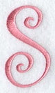 Curlz Capital Letter S - 3 inch