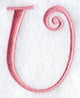 Curlz Capital Letter U - 3 inch