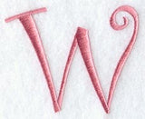 Curlz Capital Letter W - 3 inch