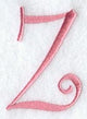 Curlz Capital Letter Z - 3 inch