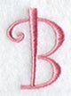 Curlz Capital Letter B - 3 inch