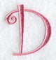 Curlz Capital Letter D - 3 inch