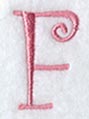 Curlz Capital Letter F - 3 inch