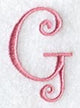 Curlz Capital Letter G - 3 inch