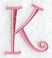 Curlz Capital Letter K - 3 inch