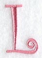 Curlz Capital Letter L - 3 inch